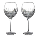 Irish Lace Mastercraft Red Wine 575ml 19oz, Set of 2